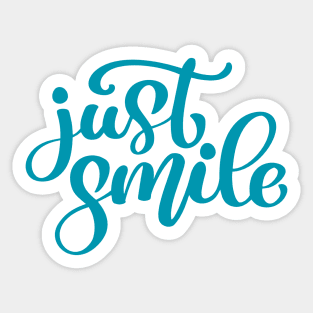 Just Smile Sticker